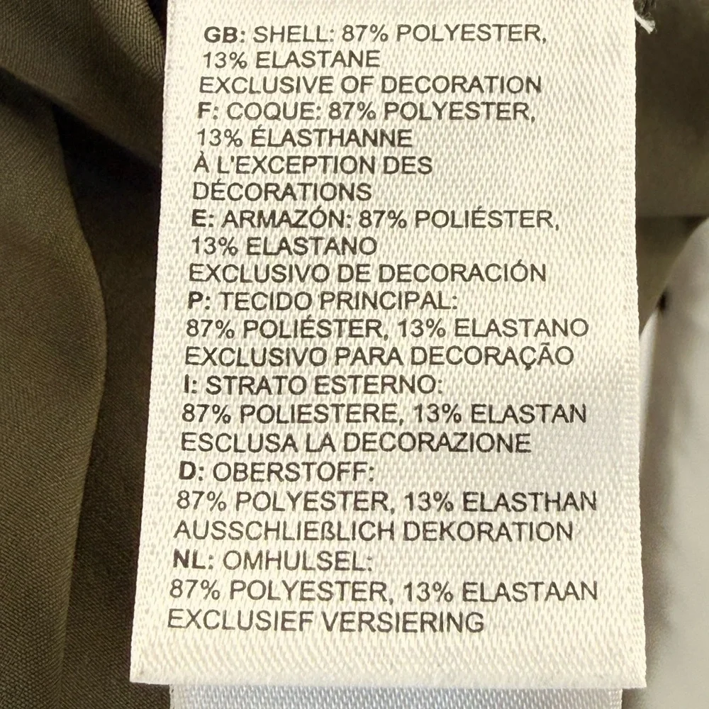 The North Face Never Stop Wearing Sage Green Active Dress Drawstring Waist SZ-L - Picture 12 of 13